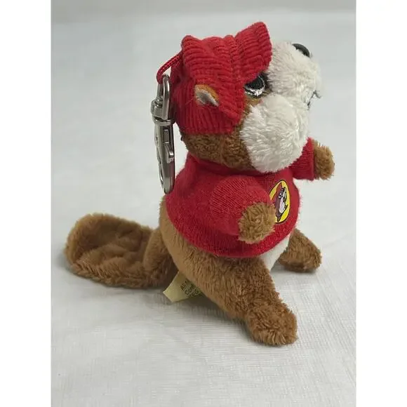 BUC-EES Plush Mascot Beaver w/Hat Keychain Backpack Purse Clip - Picture 2 of 8